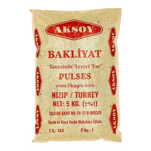 Aksoy White Quinoa 5KG | Whole Grain Quinoa - Ready to Cook Food for Oats and Seeds Recipes - Nutritious Meal with Essential Vitamins, Protein, and Fiber, Perfect for Salads
