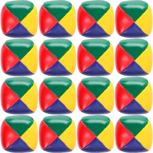 Paquete de 16 pelotas de malabares, mini pelotas de malabares para principiantes