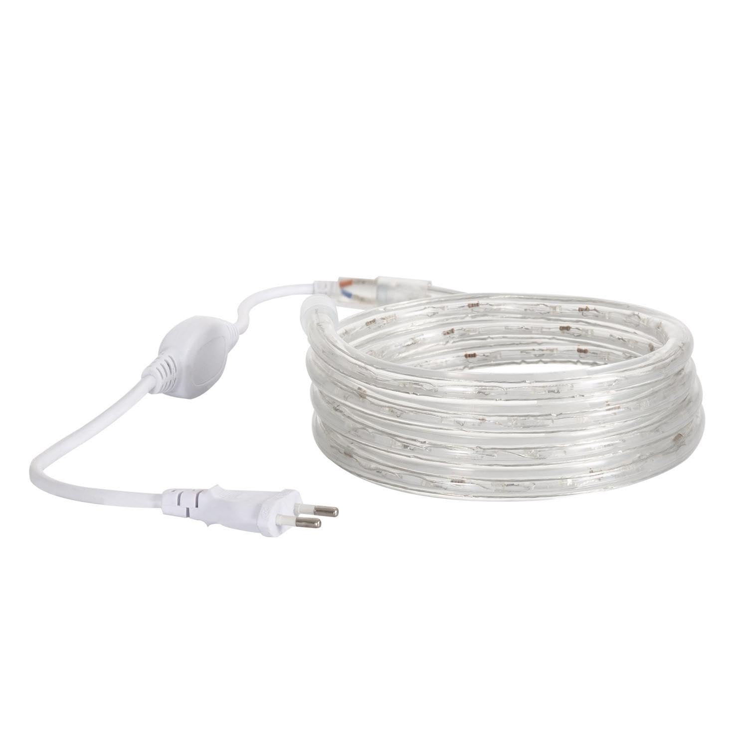 LEDKIA LIGHTING Manguera LED Redonda 220V AC 36 LED/m Blanco Cálido IP65 a Medida Corte cada 100 cm 4 m