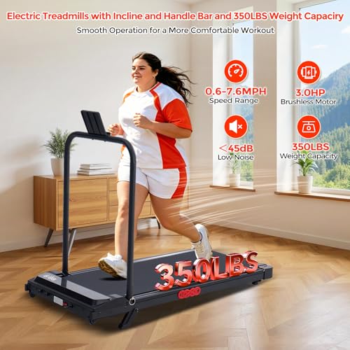 Image of Portable Walking Pad Treadmill for Exercising, Model HG002
