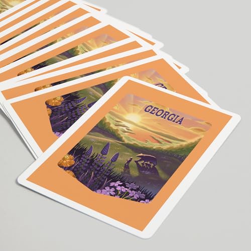 Baraja de poker Georgia con 52 cartas para adultos miniatura 5