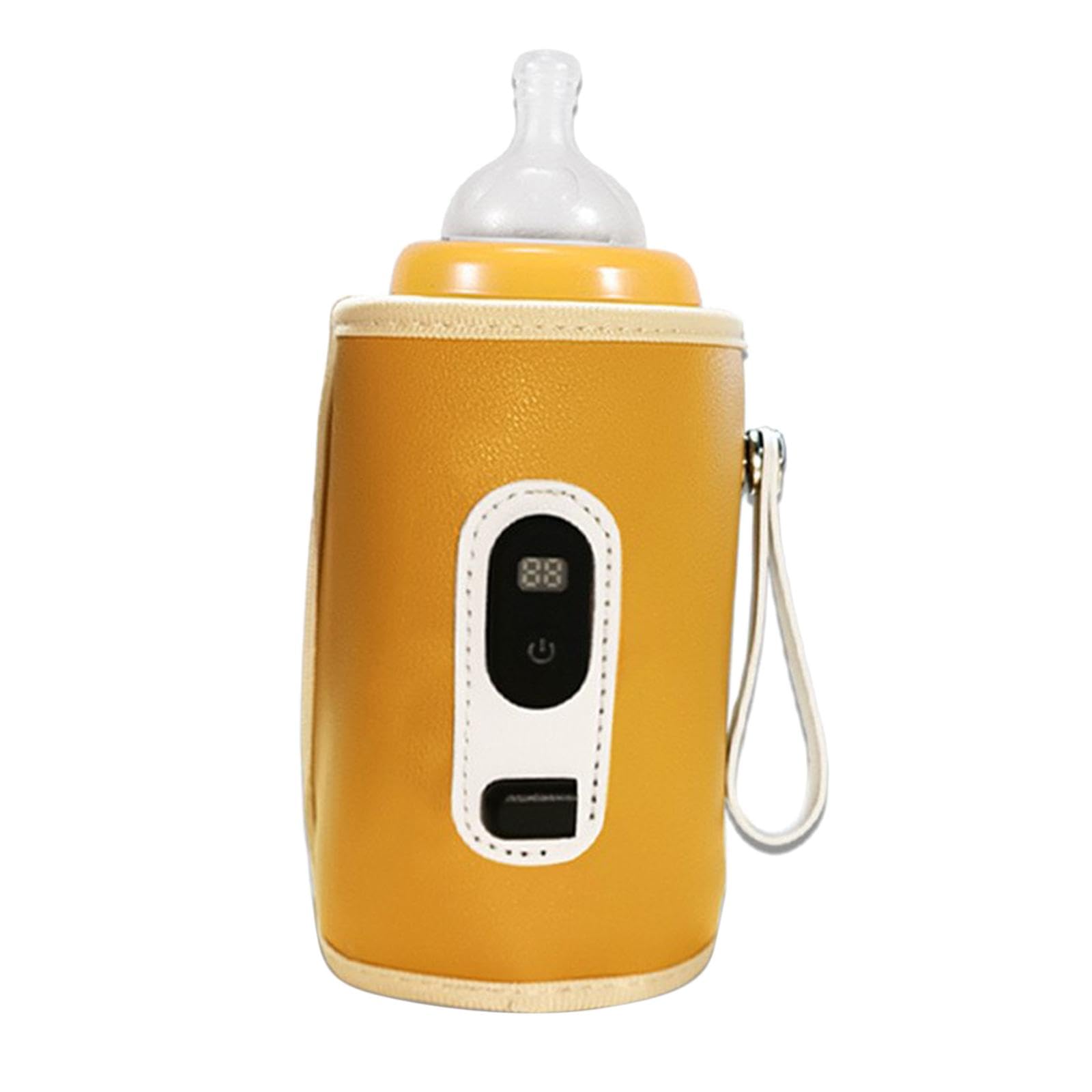 Mug Milk Heater for Most Bottles Milk Keeper for Nursing Camping Travel Yellow|Baby|Feeding|Bottle & Food Warmers-image-25