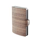 geldbörse clipverschluss Das Cover dieser Geldbörse ist aus echtem Holz, welches so weich ist wie Leder. Die kunstvolle, durch den Microlaser geschaffene Gravur sorgt für die notwendige Flexibilität