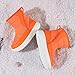 Toddler Snow Boots Boy Girl Water Resistant Outdoor Kid Winter Warm Fashion Fleece Lined and Thickened Boots (Orange,11)