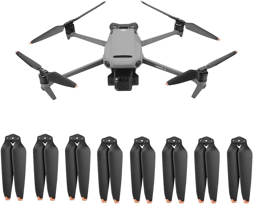 Hélices Mavic 3 9453F de rechange dorées pour filmer vos voyages en drone