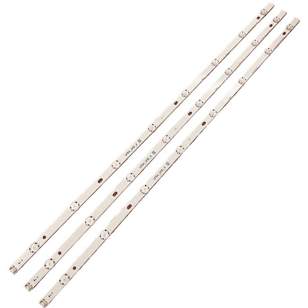 3 PCS Led-hintergrundbeleuchtung Streifen for TV 43UF6407 43UH603V 43LH604V 43UF6400 43UF640V 43UF6407 43UH610V 43UH6030 43UF6409 UF64_UHD_A(3pcs 8LED 1 TV)