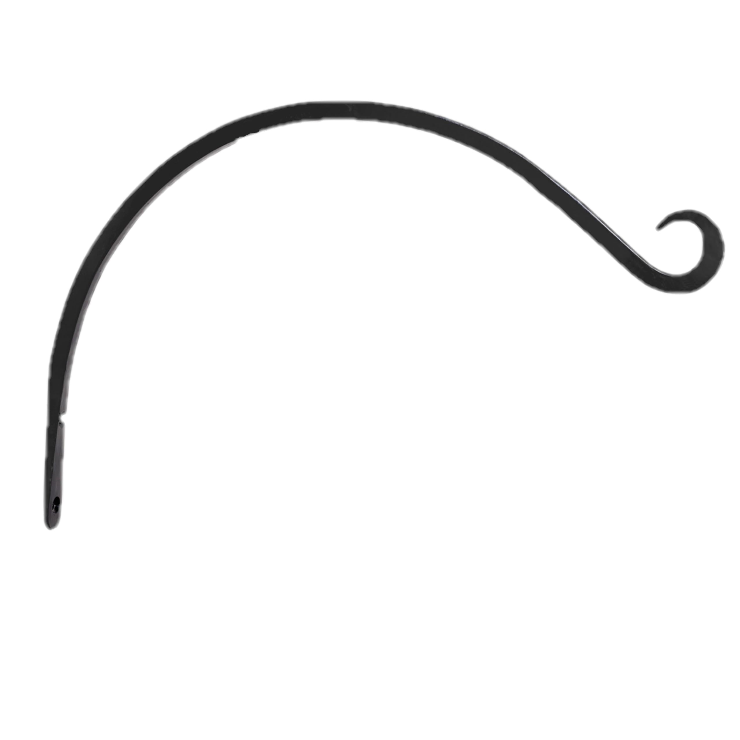 REAL ECO STAR Metal Wall Hook Hanging Plant Bracket | Decorative Straight Plant Hanger for Pots, Bird Feeders, Planters, Lanterns, Cotton, Wind Chimes Indoor and Outdoor (Pack of 1, L Black 28)-image-23