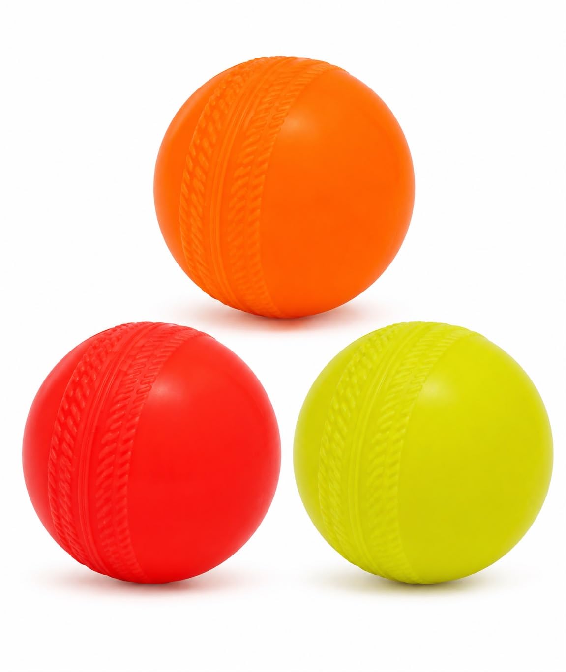 Vozee Club T-20 Synthetic Cricket Ball Match Practice Training | Practice Cricket Ball | Wind Balls |80 gram | Swing Ball | Indoor & Outdoor Street & Beach Cricket (Multicolor)-picture-16