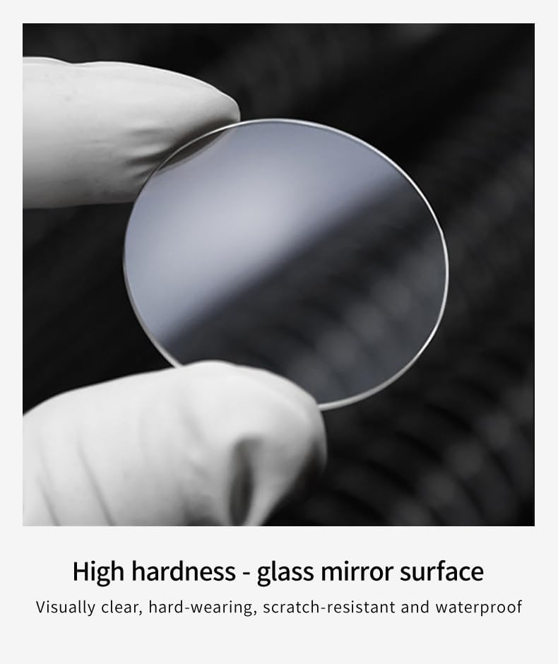 Miniatura 8 de OLEVS - Relojes para hombre, de cuero marrón, caja dorada, analógico, de cuarzo, de moda, para negocios, reloj de vestir, con fecha, luminoso,