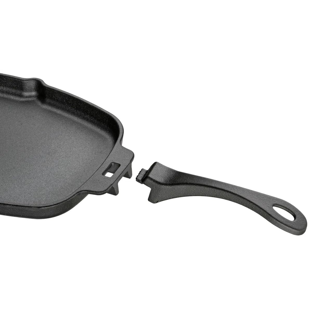 KÜCHENPROFI Servierpfanne oval, Gusseisen auf Holzbrett, 33x21 cm