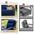 PIZZELLO 4 Pieces Patio Furniture Set w/3-Seater Outdoor Sectional Sofa, Swivel Rocker Patio Chairs and Side Table, Outdoor Wicker Conversation Set for Backyard (5" Cushions and 25" Full Support Back)