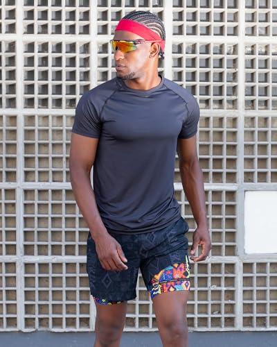 Image of maamgic Mens Workout Shorts 2 in 1 Stretch 5 inch / 7 inch Gym Shorts Running Shorts with Compression Liner Zip Pocket