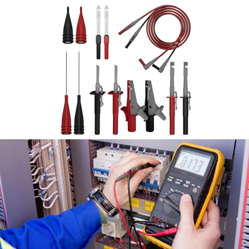 Multimètre numérique JT0090 kit de test avec sondes de câble et clip