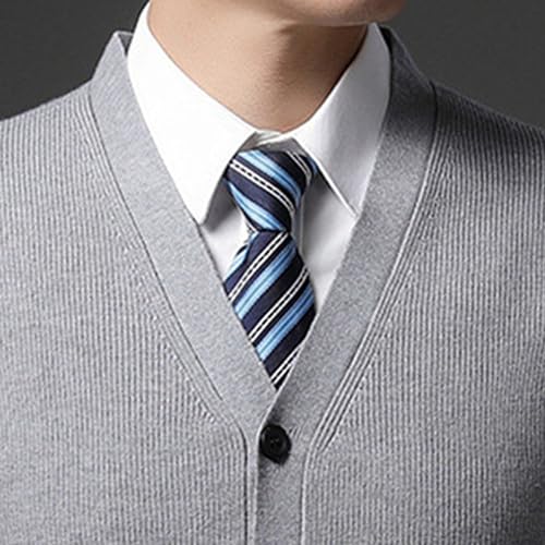 Men's V-Neck Knitted Sweater Vest Casual Knit Button Male Cardigan Vests Winter Slim Fit Knits Sleeveless Sweaters2