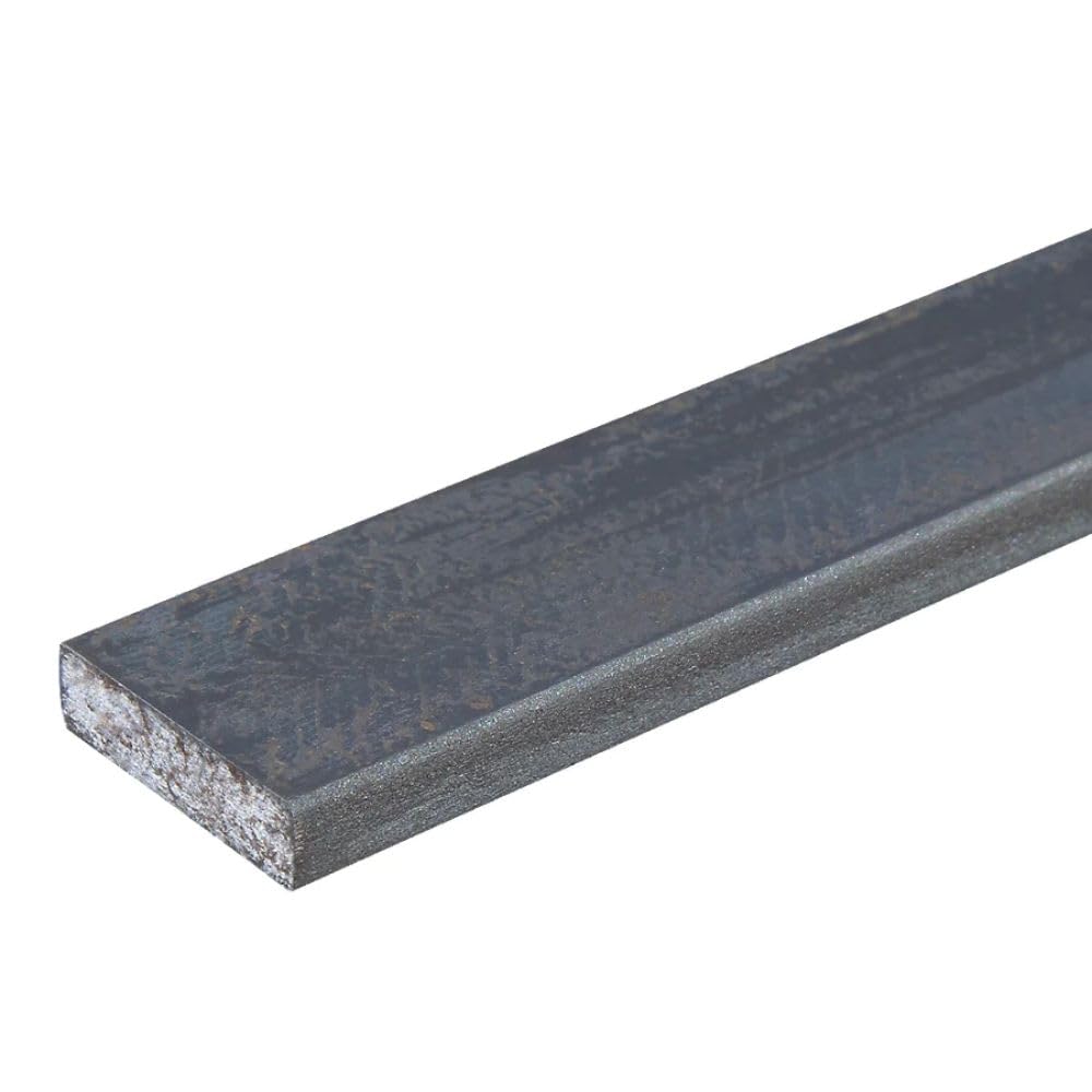 Barra in Ferro Piatto Liscio 1 Metro 40x8 – Profilo in Ferro Grezzo per Carpenteria e Fai-da-te