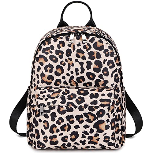 Leopard Mini Backpack Women Girls, Small Backpack Purse for Adults Teens Kids School Travel
