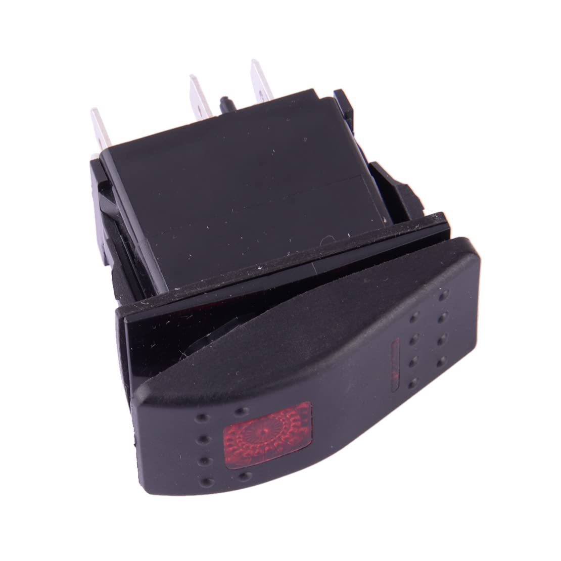 beler Interrupteur à Bascule pour générateur de lumière LED Rouge 308-1038 pour Bateaux, Voitures et camions