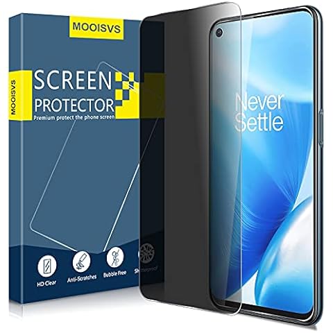 [2 Pack]Moonshield Designed for OnePlus Nord N200 5G Privacy Screen Protector, Anti-Spy Scratch Resistance Tempered Glass, Transparent Cover
