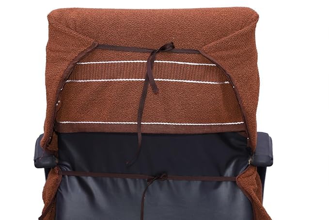 Image of Car Seat Towel Cover, Universal Size 76x152 cm, Soft and Comfortable Seat Protector for All Cars, Single Pack of 1 (1, Ch browen, 30x60inc.)
