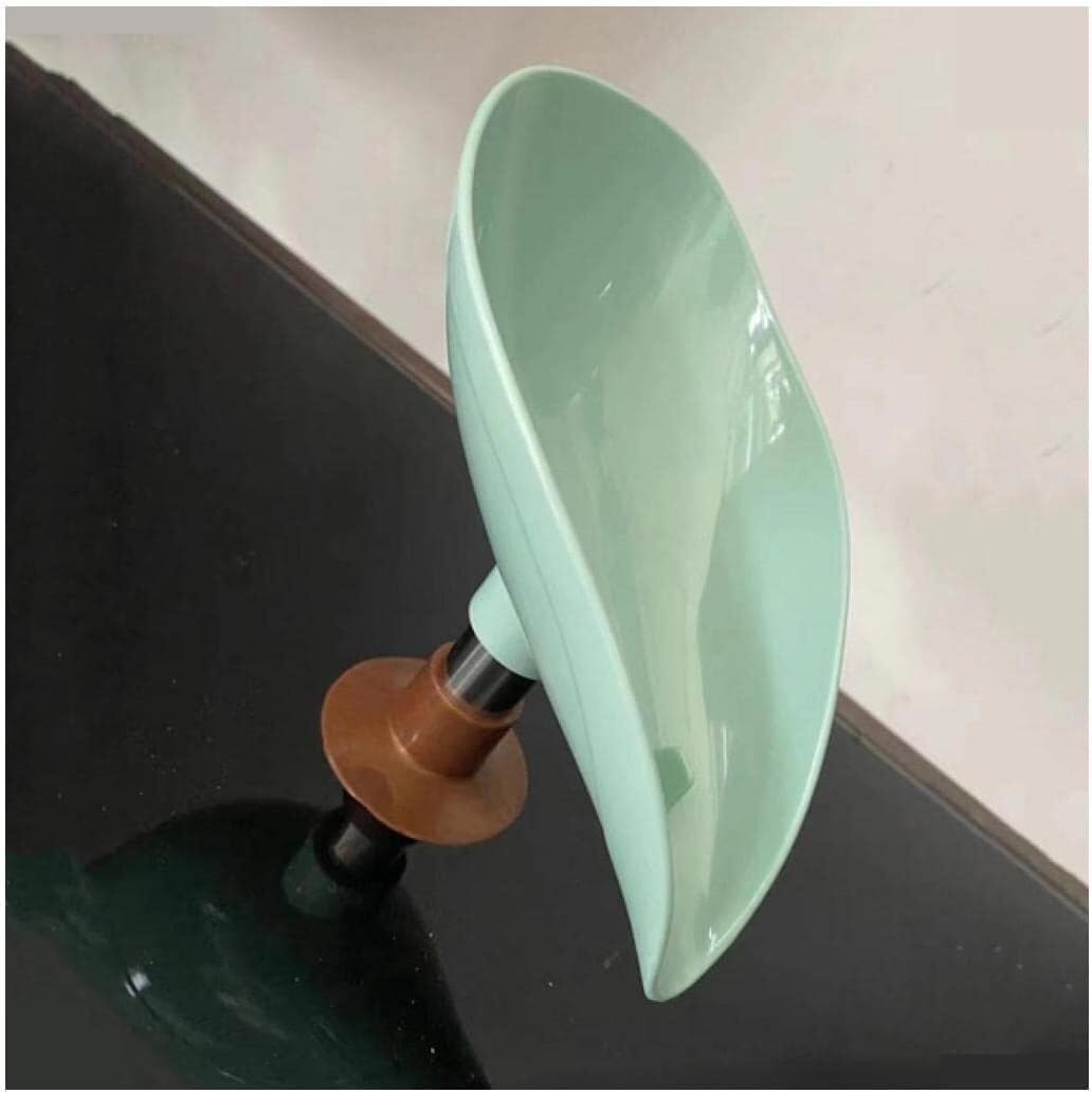 soap dish, Dish Holder Drain Box Tray Gadgets Accessories for Bathroom Kitchen Golden(B)