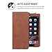 Snugg iPad 9.7 (2018/2017) & iPad Air Case, Dusty Cedar Red Leather Smart Case Cover Apple iPad Air and New iPad 2017 9.7