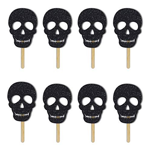 Seyal® Black Skull Cupcake Topper #TOP3