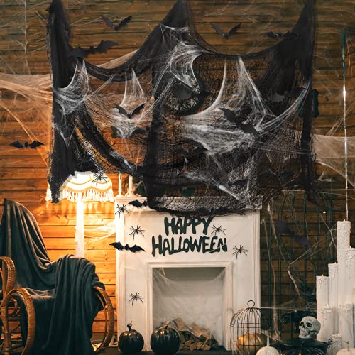 Garza Nera Halloween 198x83cm TAROME Ragnatela