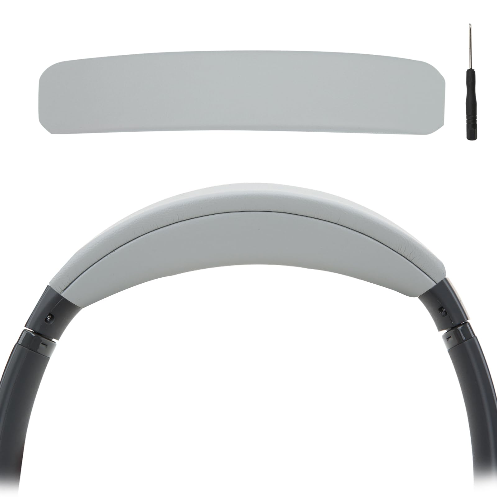 Replacement Headband Pad Kit for Bose QuietComfort 45 (QC45) QC35 QC35 II Headphones (Light Gray)