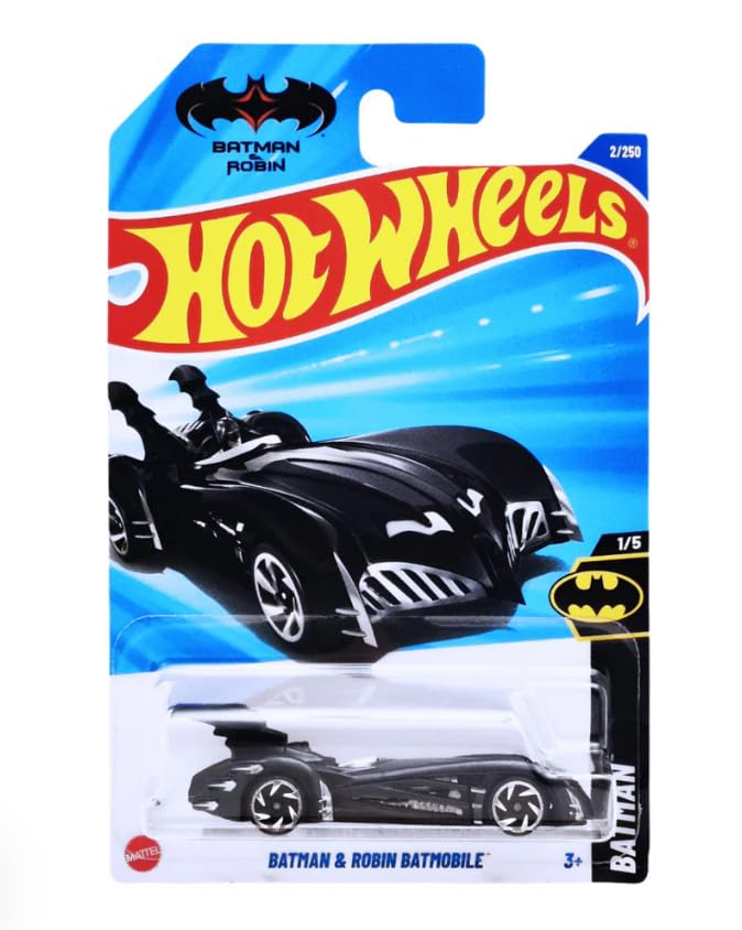 HOTWHeels バットモービル Amazon.com: Hot Wheels Batman & Robin Batmobile Batman 1/5 Scale