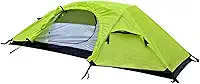 NAUTIKA, Barraca de camping individual Modelo WIndy com capacidade para 1 pessoa. Coluna d’água de 2.500mm. Modelo Bivaque de Fácil Montagem Super Leve. Verde Neon e Preto
