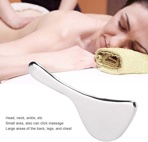 Miniatura 5 de Tabla de raspado de acero inoxidable, tablero Gua Sha, raspador corporal, herramienta de terapia física, masaje de acupuntura, alivio del dolor
