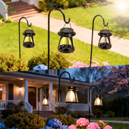 Image of Epyz Solar Light Outdoor Garden Pathway Stake Light, IP65 Waterproof for Walkway Yard Backyard Lawn Landscape Decorative Pack of 1, Warm Yellow