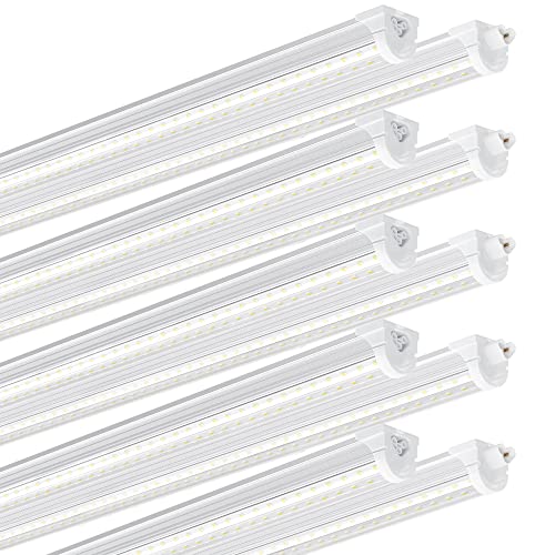 Ensenior 10 Pack 4 FT Led Shop Lights, 6000K Clear White, 5000LM Super Bright, 36W Equivalency 468W, Commercial Bay Lighting, U-Shaped Linkable Shop Lights Plug in for Garage, Workshop, FCC Certified Ensenior 10 Pack 4 FT Led Shop Lights, 6000K Clear White, 5000LM Super Bright, 36W Equivalency 468W, Commercial Bay Lighting, U-Shaped Linkable Shop Lights Plug in for Garage, Workshop, FCC Certified