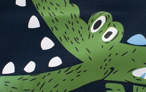 Camiseta de secagem rápida para bebês meninos e meninas, estampa de letras de desenho animado, manga