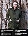 Wantdo Women's Warm Sherpa Lined Hooded Jacket Outdoor Coat Army Green, L