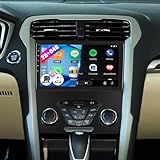 2+64G Android 13 Car Stereo for Ford Fusion Mondeo 2013-2019 with Wireless CarPlay Android Auto, 9' Touchscreen in Dash GPS Radio with WiFi Mirror Link Bluetooth FM RDS EQ SWC Backup Camera