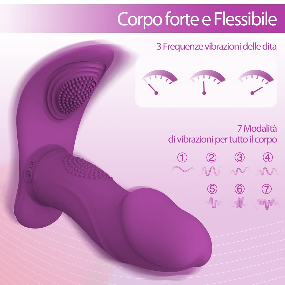 V𝚒Br𝚊Toreper D𝚘Nna Clot𝚘Ride V𝚒Brat𝚘Ri Telecomando Distanza Picc𝚘Lo Mini V𝚒Br𝚊Tore Ov𝚎Tto-V𝚒Brante Ṽiḅrātòrēṗer Dònná Wireless Prof𝚎Ssionale Adatto Impermeabile