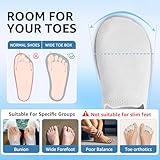 STQ Slip on Trainers Women Walking Orthopedic Shoes Memory Foam Sneakers Arch Support Mesh Tennis Lightweight Plantar Fascitis Whtie UK 6 White - Image 2