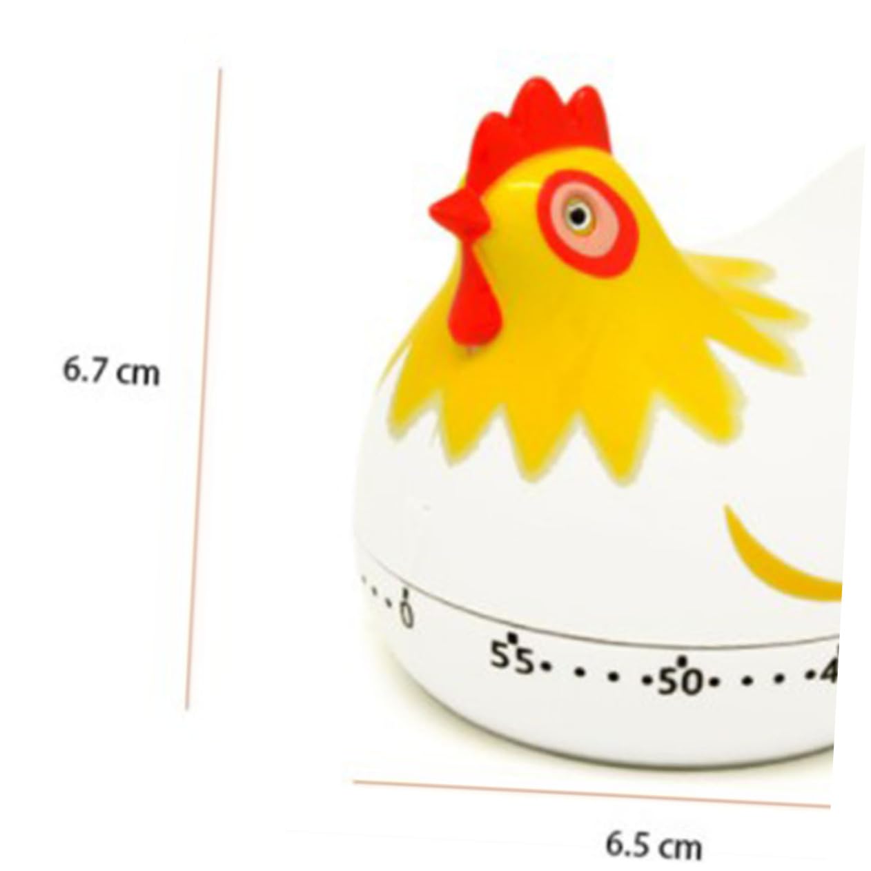 Hohopeti Minuteur De Cuisine Mécanique Poule Blanche