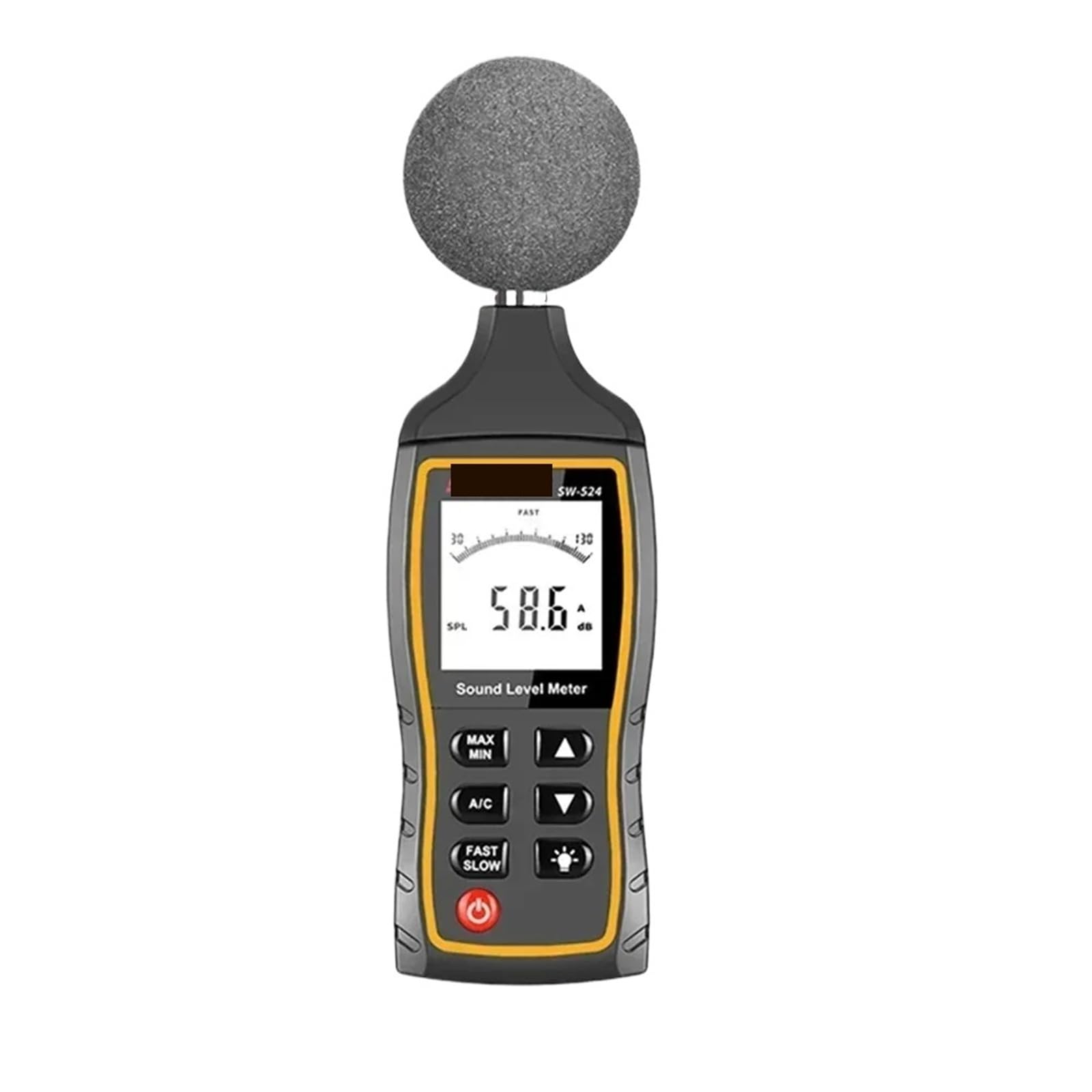 Edede One Color Decibel Meter, Sound Level Meter 30 To 130 Db Detector Digital Professional Decibelimeter Noise Level Decibel Meter