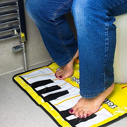 Image of Niyanta Toilet Electronic Organ Piano Hilarious Bathroom Entertainment, Makes A Great Gift For All Ages Sponsored Toys & Games Musical Toy Instruments Musical Keyboard Toilet Floor Mat
