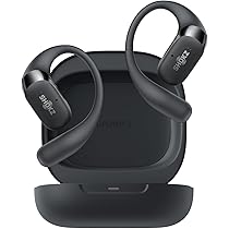 SHOKZ OpenFit 2 Open-Ear (Novità 2025), auric. Bluetooth True Wireless con micr., auric. con gancio con 48 ore di riproduzione, ricarica rapida, IP55, con borsa per il trasporto, beige