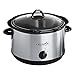 Crock-Pot 4.5 Quarts Manual Design Series Slow Cooker with 3 Manual Heat Settings Cooks Meals for 4 Plus People with Removable Stoneware Bowl, Silver