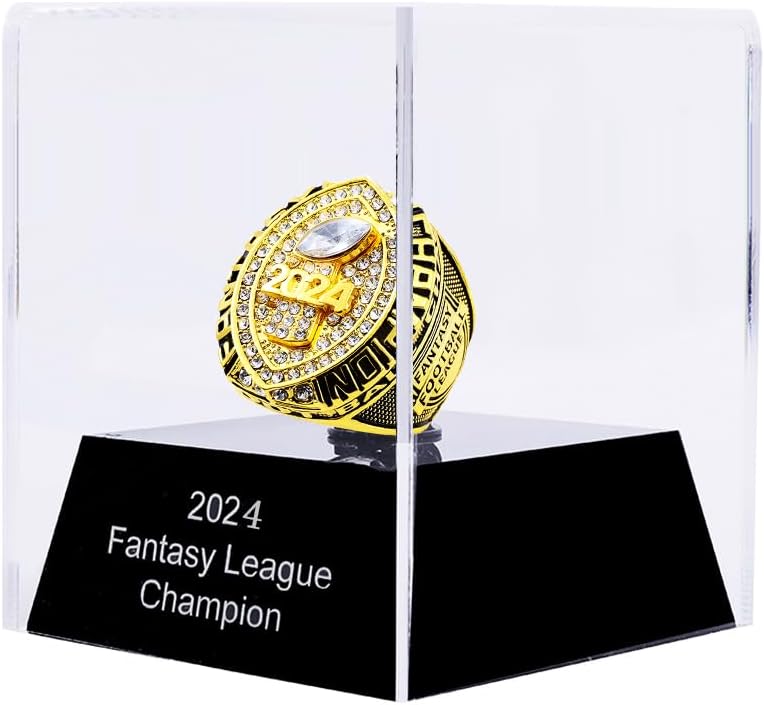 2024 Fantasy Football Championship Ring Award Prize Sports Winner FFL Champion Ring