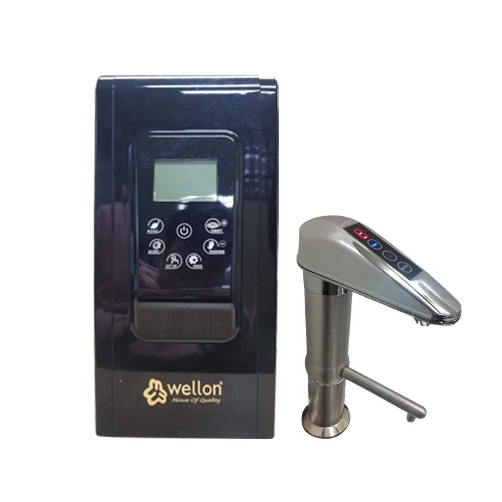 Wellon 7 Plates Undersink Alkaline Ionizer System (Black)