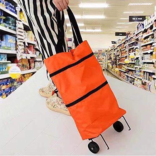 Z-SEAT Einkaufswagen Einkaufswagen mit Rollen Faltbarer Einkaufswagen Wiederverwendbare Einkaufstaschen Einkaufstüten… – Bild 5