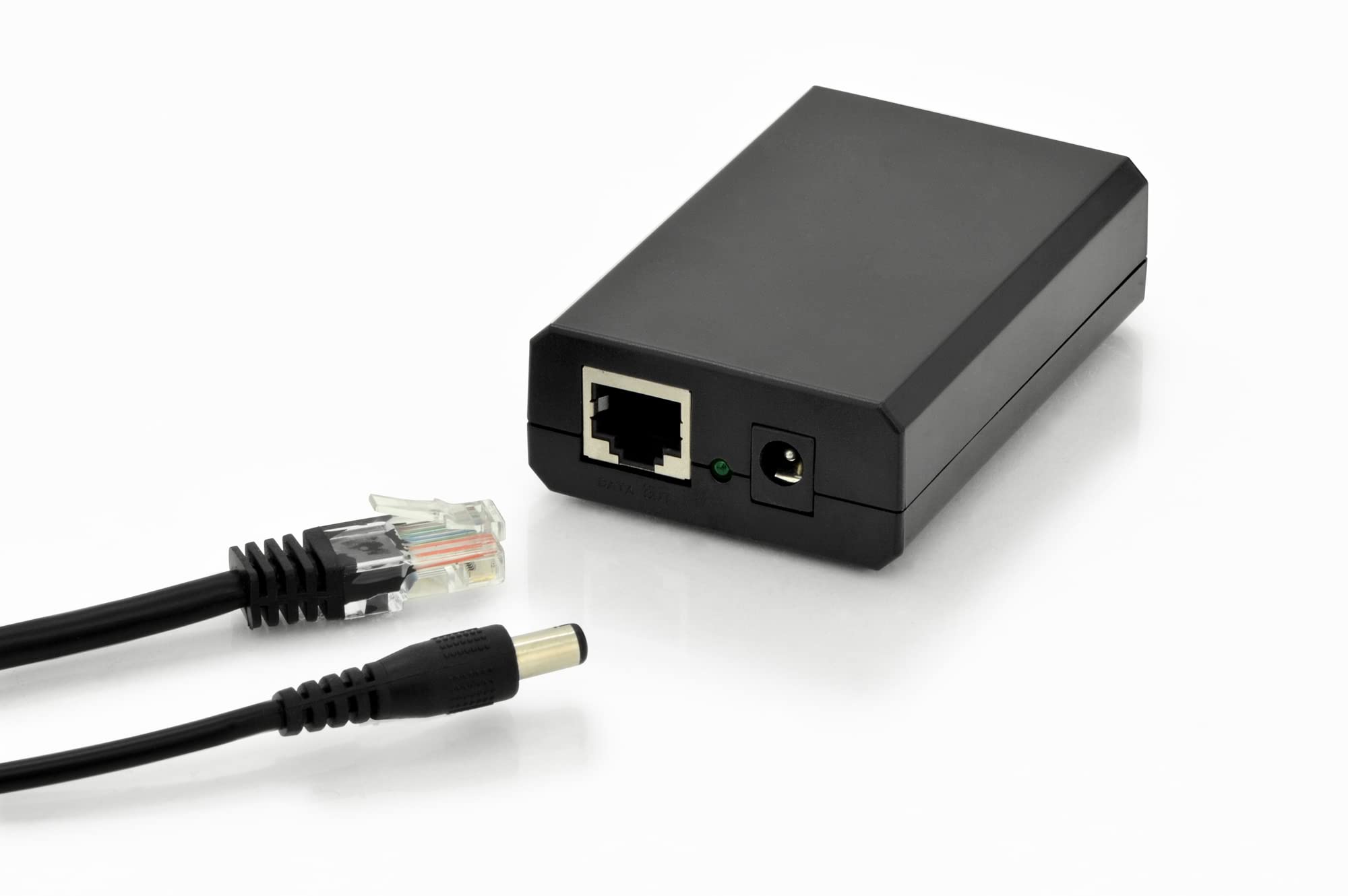 DIGITUS PoE+ Splitter - IEEE802.3at - Gigabit Ethernet - Tension de Sortie 5, 9, 12 Volt - DC 3.5mm Plug & Socket