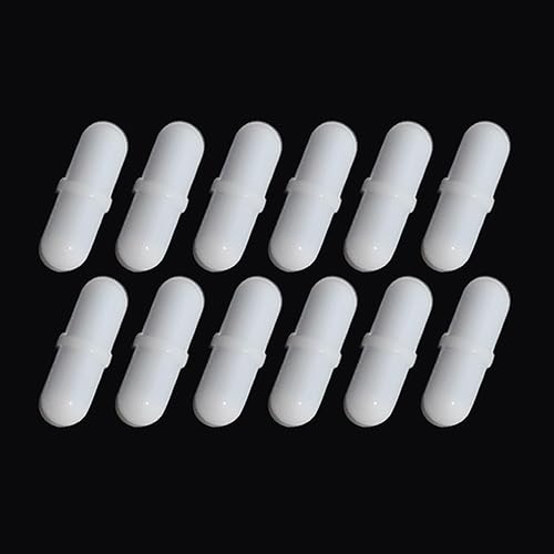 Miniatura 9 de 12 unids PTFE agitador magnético mezclador agitador bar, barra de agitación magnética 0.394 in/0.39 pulgadas