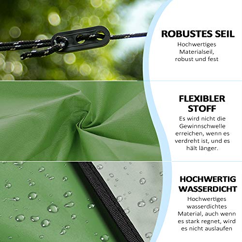 FSYEU Tenda da sole impermeabile triangolare