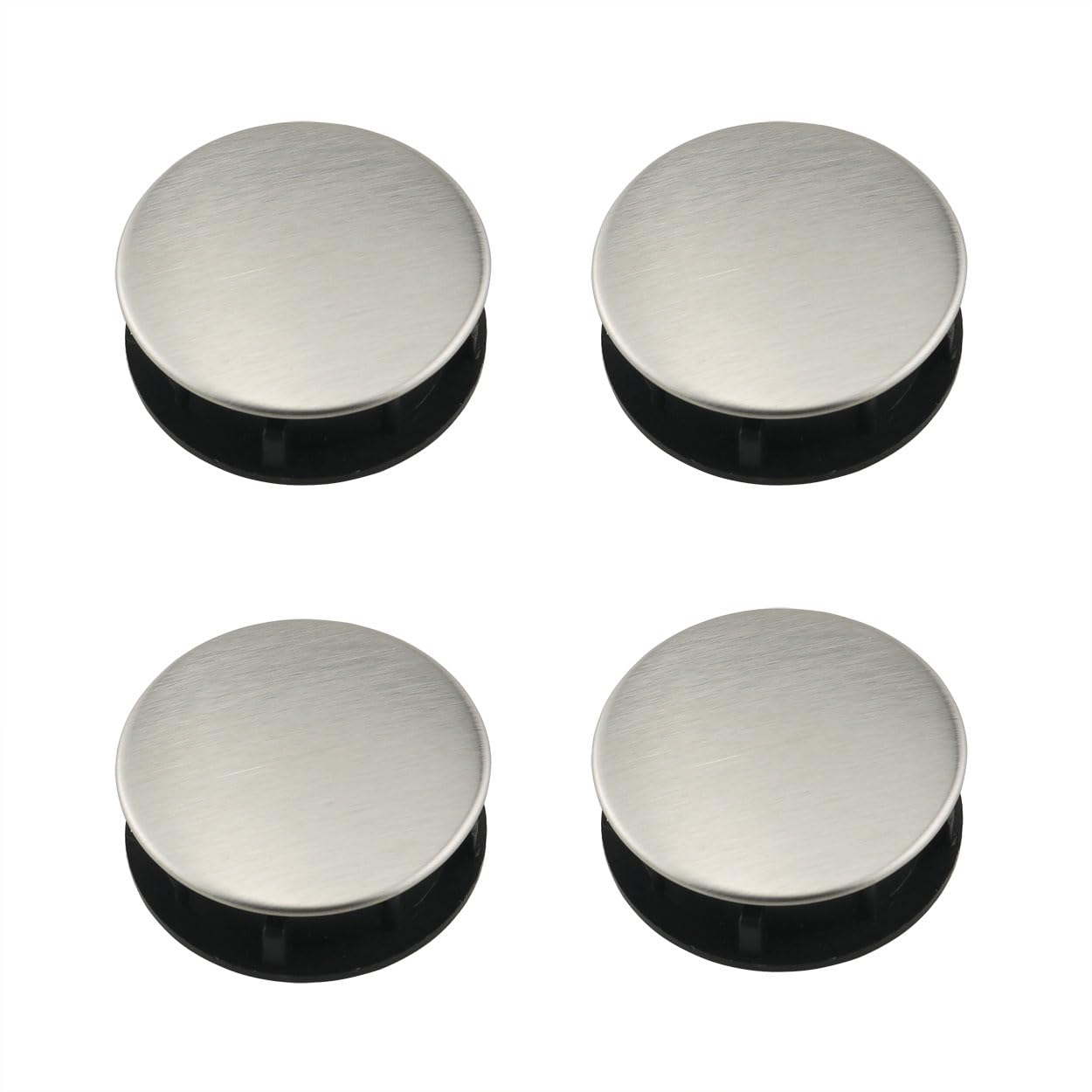 Ruiwaer 4PCS 35mm Stainless Steel Sink Hole Covers - Faucet/Soap Dispenser Hole Plugs For Kitchen